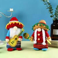 ราคา หมวกปีกกว้างงานคาร์นิวัลเม็กซิกัน ผลิตภัณฑ์ใหม่ข้ามพรมแดน ตุ๊กตารูดอล์ฟคนแคระ เครื่องดนตรี ตุ๊กตาคนแคระตกแต่ง (1733425897125349362)