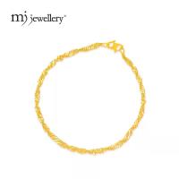 ราคา สร้อยข้อมือโซ่คลื่น, เครื่องประดับ MJ, ทอง 375/9K, TK001 (1732445687467246993)