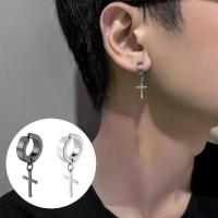 ราคา ต่างหูห้อยไม้กางเขนแบบหนีบหูสแตนเลส สไตล์พังก์ สีดำ ไม่เจาะ ต่างหูปลอม พู่เกาหลี ต่างหูทรงกลม เครื่องประดับ 1 ชิ้น (1732257950863165037)