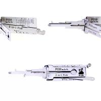 ราคา เครื่องมือ2 in 1เครื่องมือช่างทำกุญแจ FO38สำหรับล็อคประตูบ้าน (1734172808170800501)