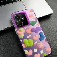 ราคา เคสโทรศัพท์, สำหรับ VIVO Y22S, Y22 4G, Y22S, Y35 4G, เครนวูลกำมะหยี่, เคสบางเฉียบ, ฝ้าโปร่งแสง, เคส (1729982770812782608)