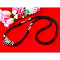 ราคา คุณภาพดี- สร้อยคอ N007, สร้อยคอเชือก, เชือก, เชือก, เชือกร่ม, ร่มยาว24นิ้ว, สร้อยคอ3พระสงฆ์, สแตนเลสแท้, สีดำ, ขนาด4มม. สร้อยคอจี้พระพุทธเจ้า (1733333480416445480)