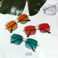 ราคา ENVISZO แว่นกันแดด รุ่น ES4997 RETRO SQAURE เลนส์ AUTO กันแดด UV100% พร้อมกล่องและผ้าเช็ดแว่น (1733733391818262389)