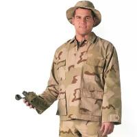 ราคา U.S. G.I. 3 COLOR DESERT BDU SHIRT แจ็คเก็ตJacket camouflage อก 44-48 (1733428631086860184)