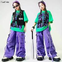 ราคา ชุดแฟชั่นสำหรับเด็กผู้ชายสไตล์ฮิปฮอป เสื้อยืด แจ็คเก็ต กางเกง ชุดแฟชั่นสำหรับเด็กผู้หญิง กางเกงจ็อกเกอร์เต้นรำสตรีท ชุดแจ๊สสำหรับเด็ก แฟชั่นสตรีทสำหรับเด็ก (1734165034187588688)