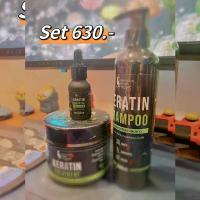 ราคา เซ็ตเคราตินสด(แชมพู+เคราตินสด+เซรั่มผม) (1729926710896593521)