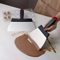 ราคา 1pc Chocolate Stainless Steel 301 Spatula Baking Tool Chocolate Melting Spatula Kitchen Baking Stainless Steel Spatula (1733820788434961826)