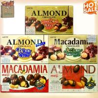 ราคา [COD] Lotte Meiji macadamia almond chocolate (1733273812259276062)