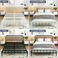 ราคา Bed frame เตียงเหล็ก4/5/6 ฟุต รุ่นหัวกลม แบบอย่างหนา ฐานเตียงรับที่นอน เฟอร์นิเจอร์ห้องนอน โครงเตียงคู่/ขนาดควีนไซส์ สไตล์นอร์ดิก (1733329314140881932)