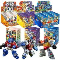 ราคา Original Transformer Blind box Toys Defender Version 1 2 3 Optimus Prime Starscream Bumblebee Building Blocks Action Figure (1733994026156262446)
