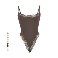 ราคา Lace bodysuit, figure-hugging bodysuit, sexy lace bodysuit, SKIM* figure-hugging bodysuit, same style. (1734310494139745361)