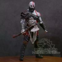 ราคา {hot} Original God of War 4 Kratos PVC Action Figure Collectible Model Toy 7inch 18cm (1733188548774299356)