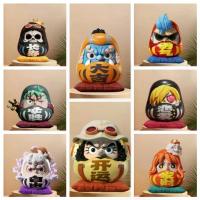 ราคา 【ส่งฟรี】 daruma one piece วันพีช ลูฟี่ Zoro figure กล่องสุ่ม One Piece ตุ๊กตาโมเดล อุปกรณ์ตกแต่งรถยนต์ (1732542793292481568)