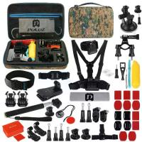 ราคา PULUZ 53 in 1 Accessories Total Ultimate Combo Kits with Camouflage EVA Case for GoPro, Insta360, DJI and Other Action Cameras (1729609420715363165)