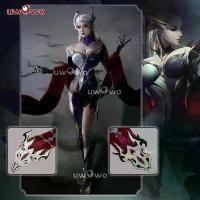 ราคา Evelyn Cosplay Costume from LOL Game: Evelyn Cosplay Bodysuit from Coven with Headband Halloween Costume (1733681340576794027)
