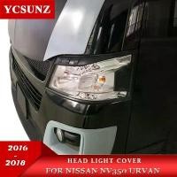 ราคา ABS Headlight Cover For Nissan NV350 Urvan Caravan E26 2016 2017 2018 Accessories Head Lamp Car-sty (1733494737680958861)