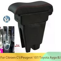 ราคา For Citroen C1 Armrest Box For Peugeot 107 Toyota Aygo BJ Armrest Car Accessories Store box Interior detail Simple installation (1733933224273020750)