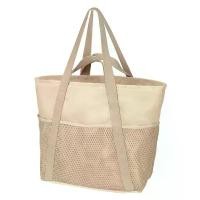 ราคา Outdoor Zipper Beach Bag Multi-Pocket Sandproof Beach Tote Bag Travel Swimming Carry Tote Bag Shoulder Bag (1733333642451257271)