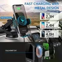 ราคา Wireless Car Charger, 15W fast charging automatic clamping car charger mobile phone holder for iPhone 14 13 12 11 pro Max X, Samsung Galaxy S23 ultra S22 S21 S20,S10 + S9 + note 9, etc. (1733514287224