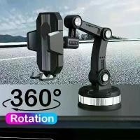 ราคา (COD) 360 Rotate Universal Car Phone Holder Moblie Windshield Mount Stand For iPhone Samsung Xiaomi Hand Free Driving Car Phone Holder (1733978812437333124)