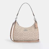 ราคา Coach CV940 Teri Hobo Bag In Signature Canvas (SVPWH) กระเป๋าสะพายผู้หญิง สี Sv/Sand/Taupe (1733187021953074889)
