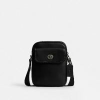 ราคา Coach CAJ31 Turnlock Crossbody Bag (QB/BK) กระเป๋าสะพายข้างผู้ชาย สี Qb/Black (1733633937482811081)