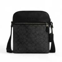 ราคา กระเป๋าสะพายข้าง COACH CZ398 HOUSTON FLIGHT BAG IN SIGNATURE CANVAS (QBMI5) (1734323696672343867)
