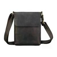 ราคา New Men's Cow Leather Crossbody Bag Man Shoulder Bag Casual Male Small Simple Bag For Men (1733830767238284500)