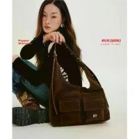 ราคา ( ✿ พร้อมส่ง ) Peppershimmer รุ่น Kylie (suede) 4 สี hobo bag กระเป๋าหนังกลับ ลายเสือ กระเป๋าสะพายใบใหญ่ (1733644304916711389)