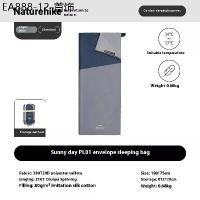 ราคา Naturehike Camping Sleeping Bag LW180 Ultralight Spliceable Waterproof Cotton Summer Outdoor Envelope Sleeping Bag (1733755248686367798)