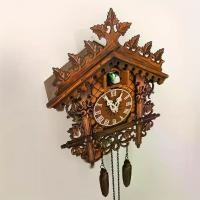 ราคา Cuckoo Clock Traditional Cottage Black Forest Cuckoo Clock Home Wall Decoration (1733744224658098057)
