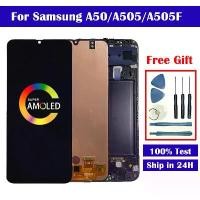 ราคา Super AMOLED For Samsung Galaxy A50 SM-A505FN/DS A505F/DS A505 LCD Display Touch Screen Digitizer With Frame For Samsung A50 lcd (1733862794886940418)