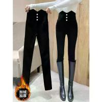 ราคา High Waist Leggings Women Outer Wear 2025 New Spring and Autumn Black Pencil Pants Tight Boot Pants Elastic Small Feet Small Black Pants (1733271700683523848)