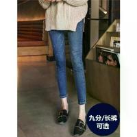ราคา Skinny Jeans for Women Spring Autumn 2025 New High Waist Slim Fit Slimming Tight Elastic Nine-point Pencil Pants (1733271694847149832)