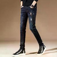 ราคา JACK JONES Men's Skinny Slim Fit Ripped Distressed Stretch Jeans Men's Trendy Brand Slim Pencil Pants (1733278769172350417)