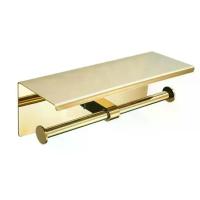 ราคา Wall-mounted Gold Stainless Steel Tissue Holder Toilet paper holder bathroom accessories Tissue Roll Holder Black tissue paper holder (1733630296362485647)