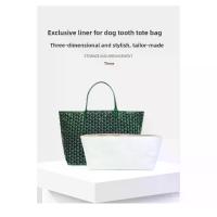 ราคา Artisan Workshop Compatible with Goyard Dupont Paper Inner Bag Dog Tooth Tote Bag Waterproof Inner Lining Bag Organizer (1733354463671125978)