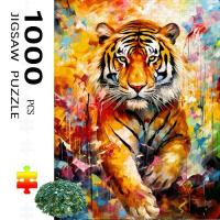 ราคา Smart Watch Abstract Art Style, Animal Elements Paper Puzzle 1000 Pieces Large Puzzle Toy Adult Game Gift Family Interactive Game Puzzle DIY Home Decoration Brain Challenge (1733953259924260411)