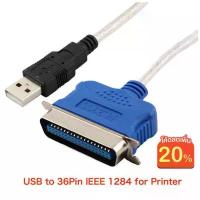 ราคา ใส่โค้ด MTCHECK99 ลด 20% USB To Printer CN36 36Pin Parallel Port Connecting Cable Adapter IEEE 1284 (1734064721034315488)