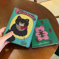 ราคา Cartoon Retro Passport Cover Passport Protector Document Organizer Travel Passport Holder Document Case Card Holder (1733219610923140854)