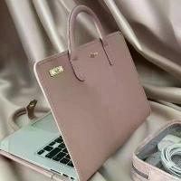 ราคา PU computer bag and computer protective case, laptop handbag, pink girlish style, supplies (1734326575508522966)