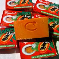 ราคา (SET 12 ก้อน) สบู่มะละกอคริสตัล สบู่ตราเพชร - Crystal Papaya Soap (1733879518826432066)