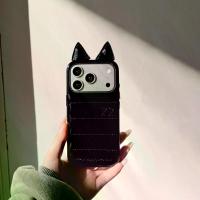ราคา Soft leather case, Quilted Puffer design, elegant Korean style for iPhone 14 15 16 17 Pro Max Plus, anti-slip like soap, smooth leather surface, 6 solid colors, shockproof with s (1734287284530546453)