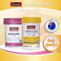 ราคา [SET] Swisse Grape seed , C acerola plus เซ็ตสดชื่นมีชีวิตชีวาด้วยวิตามินซี และ เมล็ดองุ่นจากประเทศออสเตรเลีย (1732868852269549361)