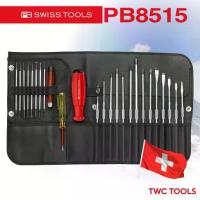 ราคา PB Swiss Tools ชุดไขควงซองหนัง พร้อมไขควงวัดไฟ รุ่น 8515 ไขควงลองไฟ 25 ชิ้น 31 แบบ Made PB8515 (1733824510777394835)