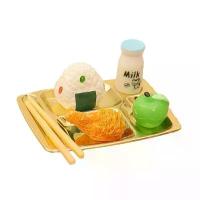 ราคา Dollhouse Dollhouse Miniature Food Play Mini Gold Plate Chicken Leg Rice Ball Red Apple DIY Decoration Accessories (1733993932231313404)