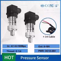 ราคา Pressure Transmitter Measuring Range -0.1-0-100Mpa 0-5V 10V Output Water Pressure Sensor Oil Pressure Air Pressure Hydraulic Sensor G1/4 (1733554798721991719)