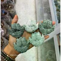 ราคา จัดส่งฟรี กทม จี้แกะสลัก ปลาคู่หยกเจไดต์ Double Fish Jade Charm (1734313092487087831)