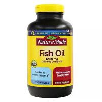 ราคา Nature Made Fish Oil 1200 mg 220 Softgels Nature Made ฟิชออยล์ 220 เม็ด (Exp.2027) DHA (1734017085428762570)