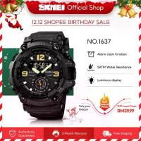 ราคา [Malaysia Stock]SKMEI Watch Men Sports Shock Watch 3Time Chrono Alarm Date Week Display LED Light Digital Watch Big Dial Military Men Sports Watches jam tangan lelaki (1733890431907366600)